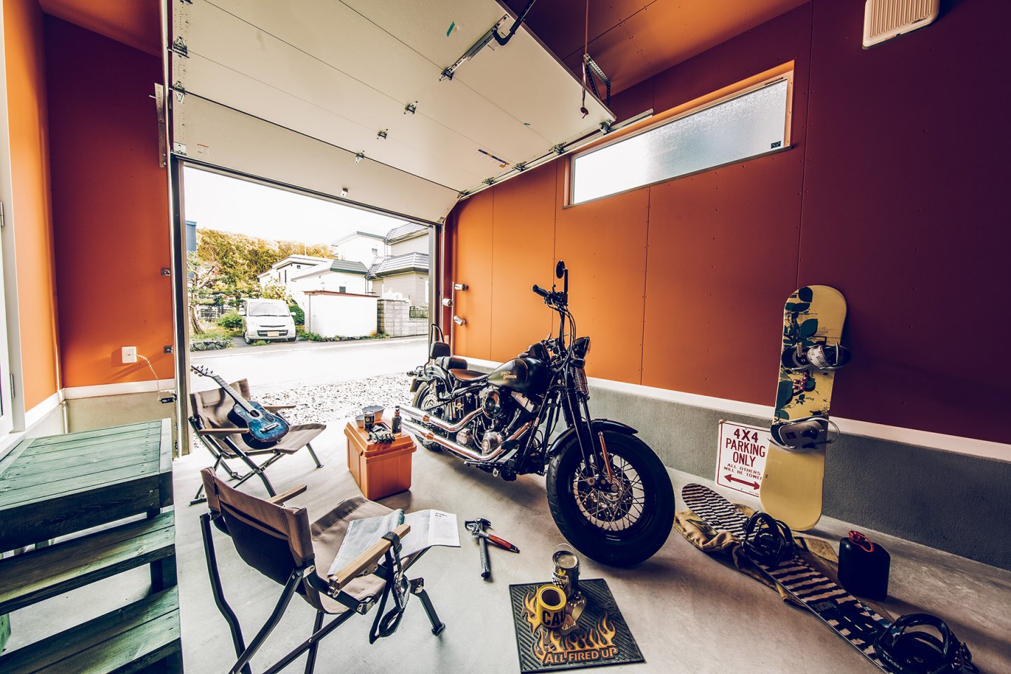 アメカジ工務店のガレージ事例